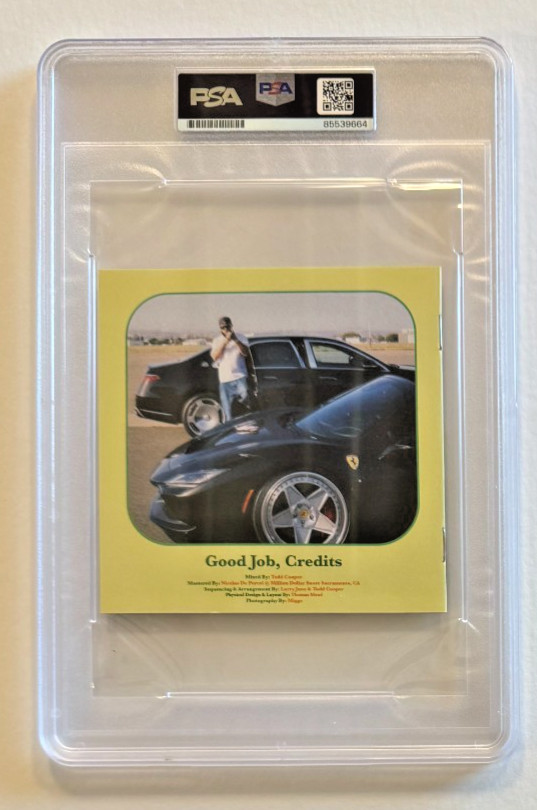 Larry June Signed Autographed CD Cover “Doing It For Me” PSA/DNA Authenticated