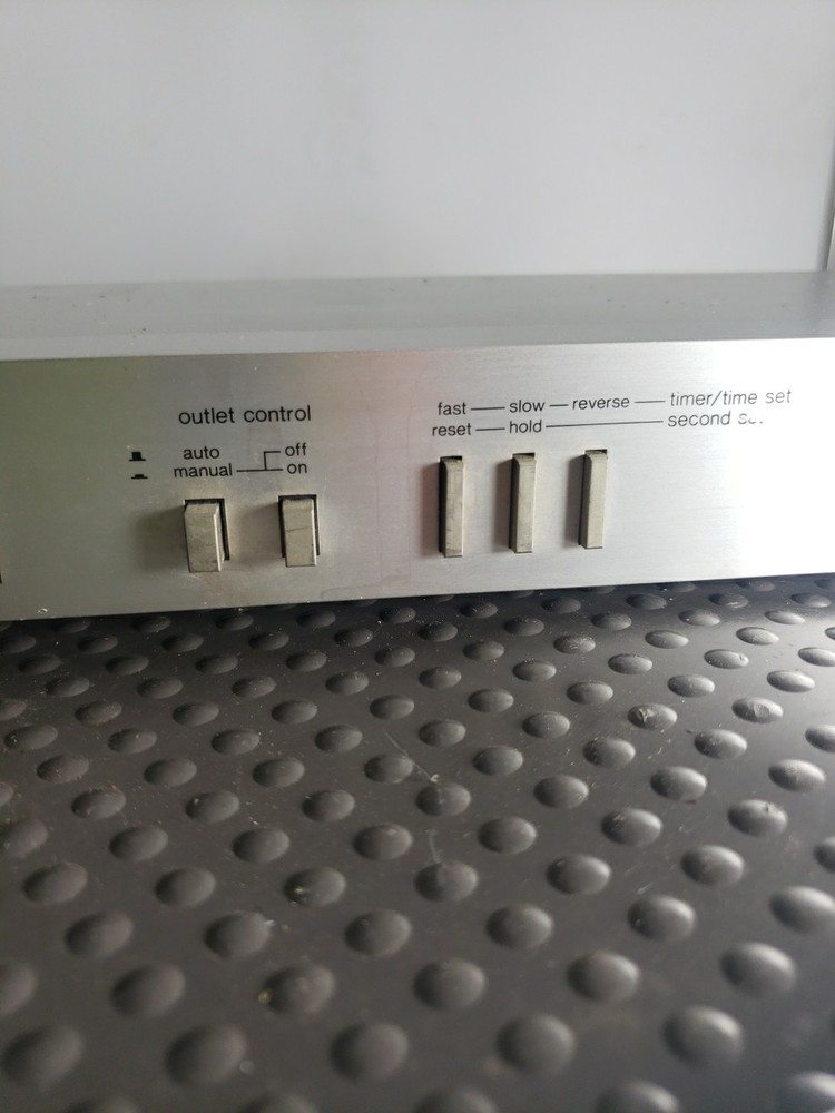 Vintage Silver Technics Audio Digital Timer SH-4020 Japan Tested & Working