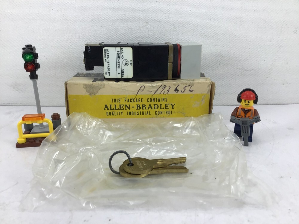 800MS-H33B SER A - ALLEN-BRADLEY - OPERATOR FOR SELECTOR SWITCH - **NOS!**