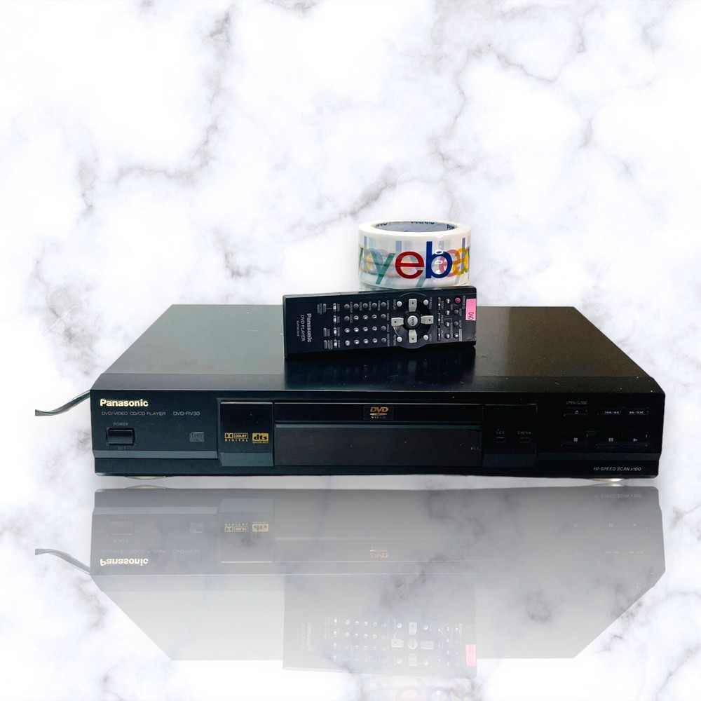 Panasonic DVD-RV30 DVD Video And CD Player w/ remote | Tested