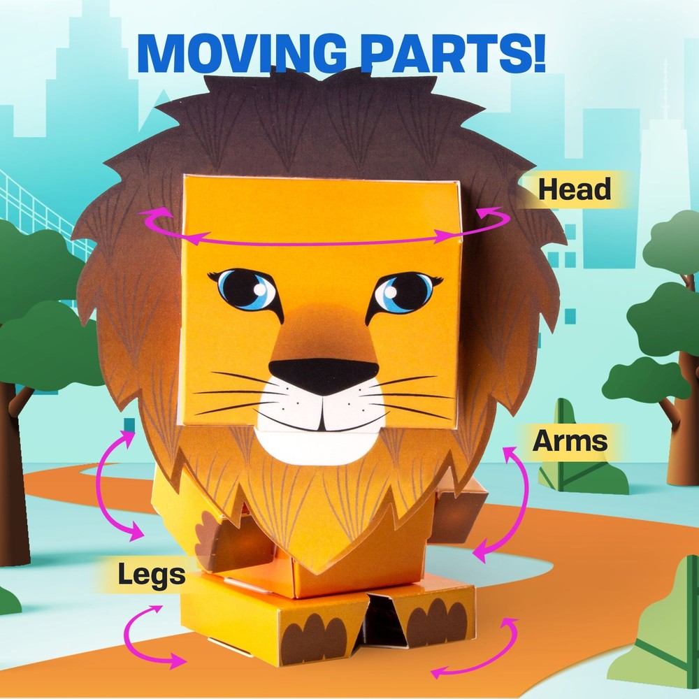 CUBLES Safari Animals - Lion