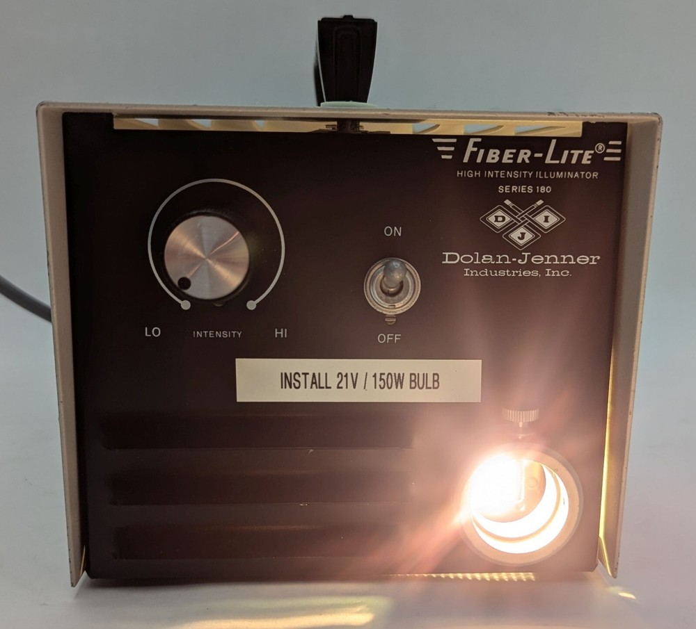 Dolan-Jenner Fiber-Lite High Intensity Illuminator Series 180 Light Source WORKS