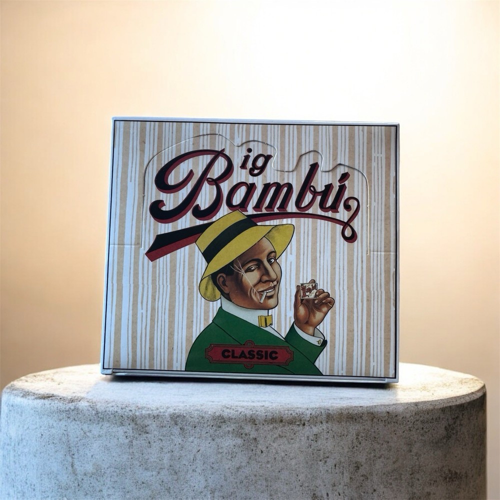 Big Bambu Cigarette Rolling Paper Box - 50 Booklets Classic