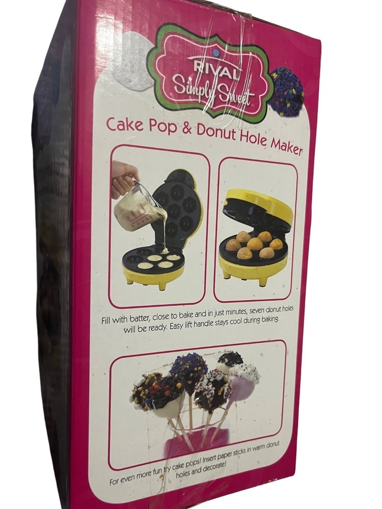 Rival Simply Sweet Cake Pop & Donut Hole Maker NEW