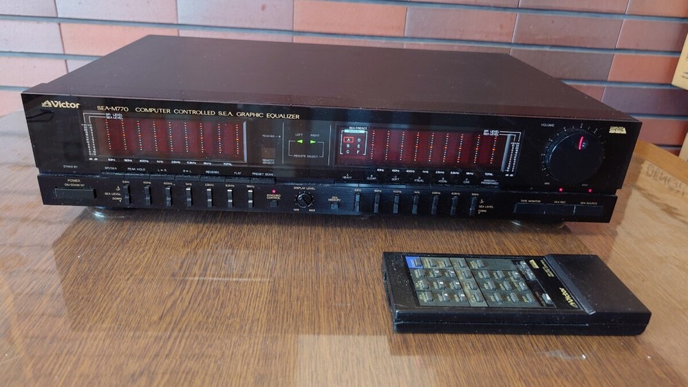 VICTOR SEA-M770 Graphic Equalizer Spectrum Analyzer Working Confirmed