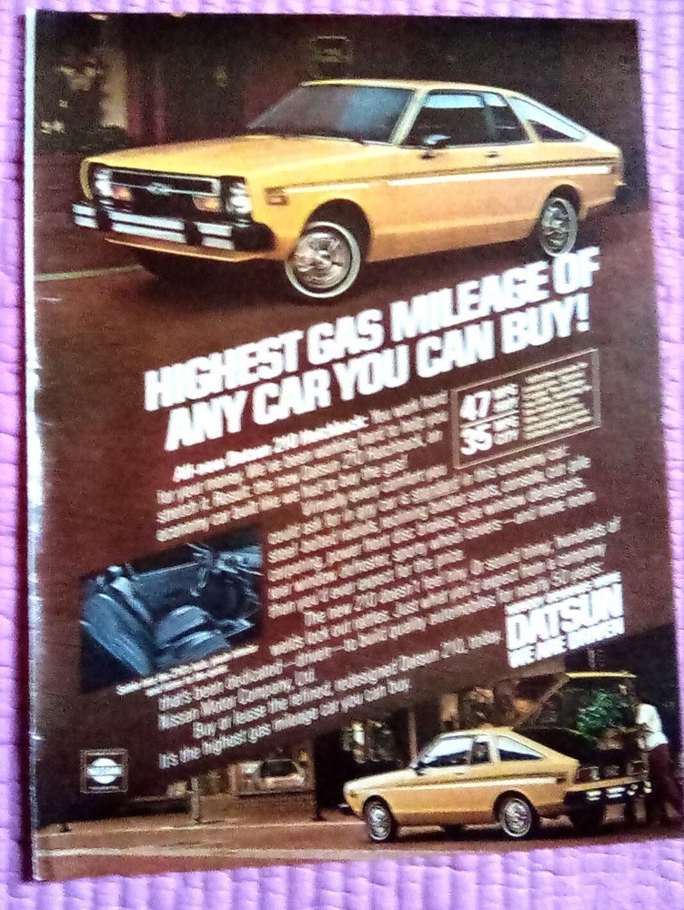 1979 Datsun 210 Hatchback Print Ad