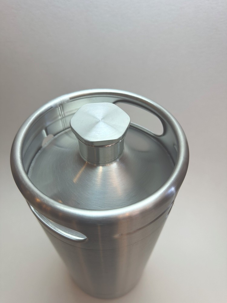 128oz Stainless Home brew Pressurized Beer Mini Keg & Regulator NEW