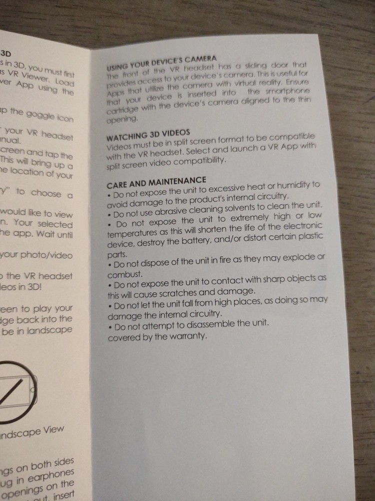 Vibe Essential Virtual Reality Headset