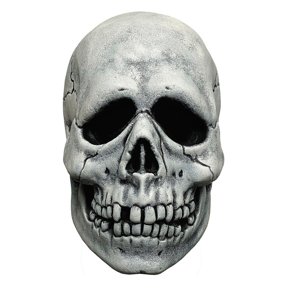 Don Post Studios White Skull Overhead Mask - Morris Costumes
