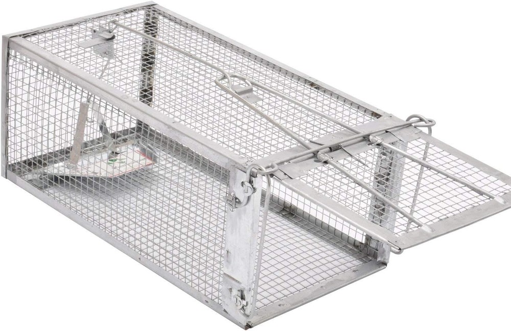 Compact Catch and Release Trap for Mice, Rats & Other Small Pests - Silver