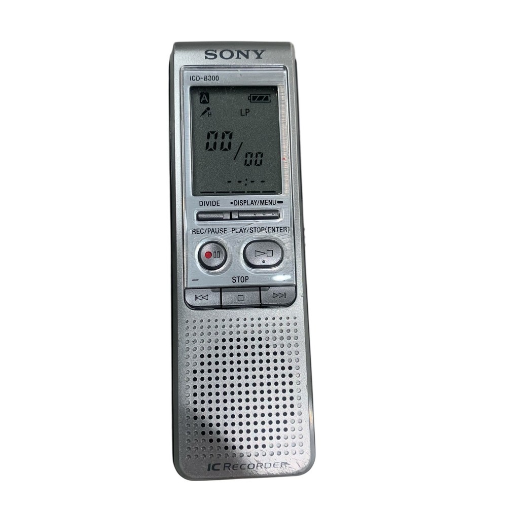 Sony ICD-B300 Digital Voice Recorder – 64 MB - Tested & Working