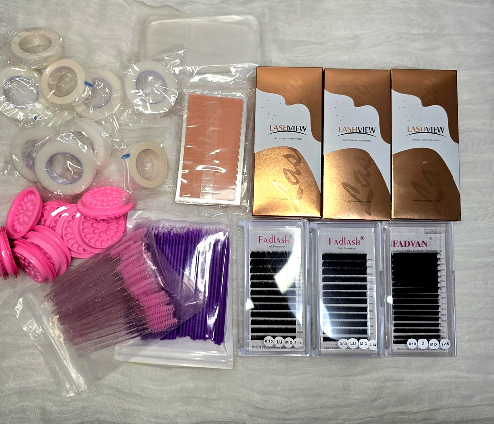 Lash Extension Kit – Large Professional Supplies Bundle (New)