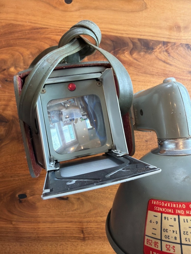 Anscoflex Vintage Flash Camera Leather Case Untested