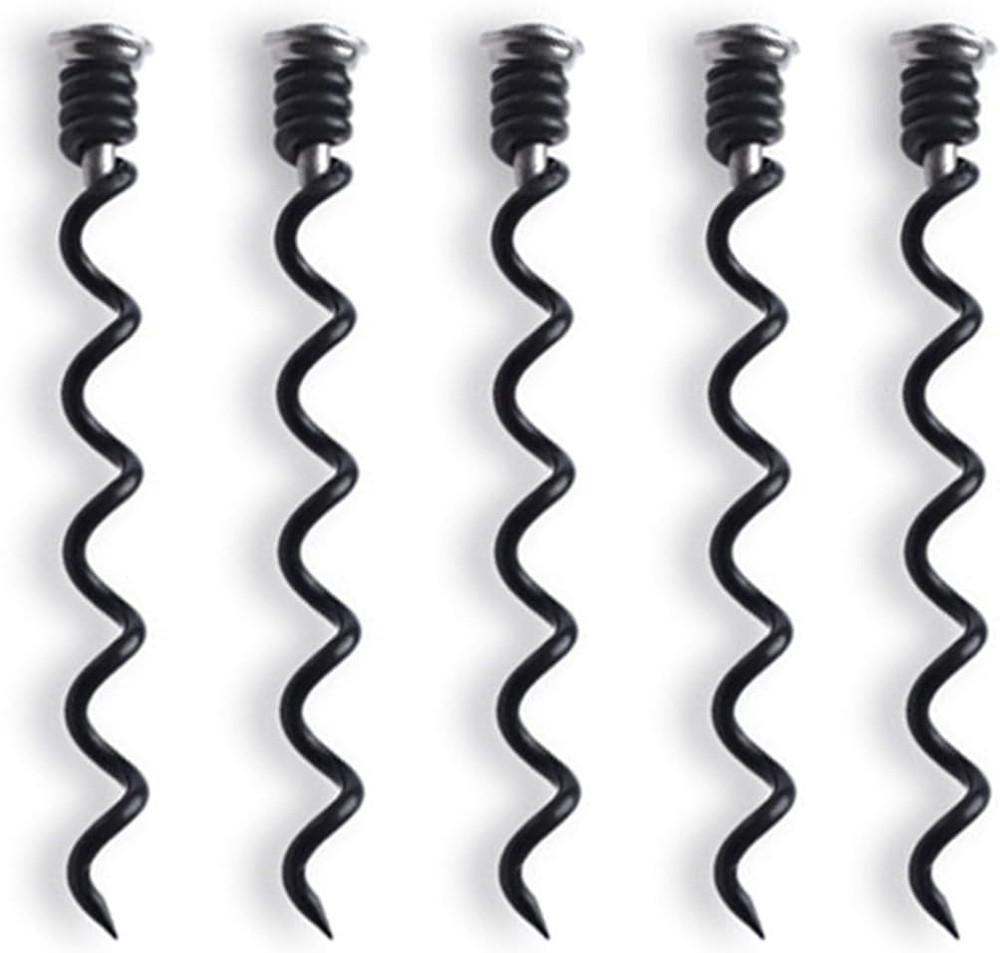 5 Pack Corkscrew Spiral Worm Replacement for Wine Bottle Opener Durable Steel