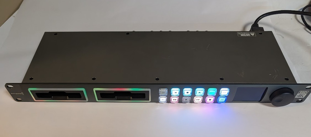 Blackmagic Design HyperDeck Studio Pro 2 Broadcast 4K SSD Video Recorder/Player