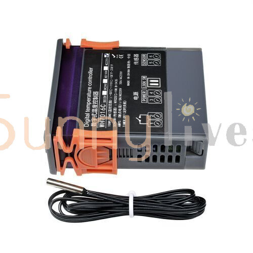 WH7016C Digital Automatic Temperature Controller Thermostat 220V Control Switch