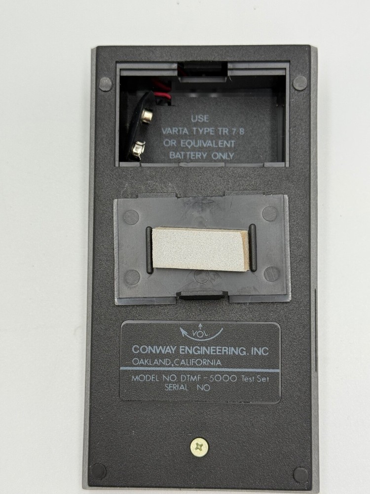 Conway Engineering DTMF-5000 Dual-Tone Multi Frequency Analyzer UNTESTED