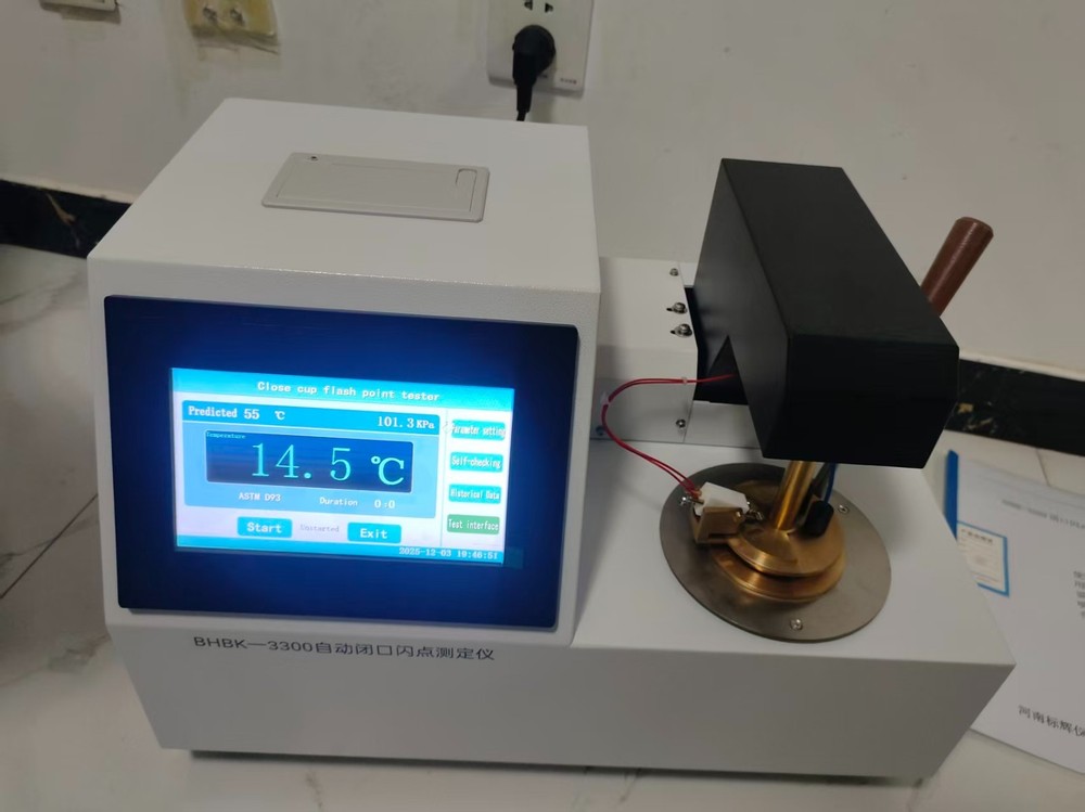 ASTM D93 Automatic Pensky Martens Tester Closed Cup Flash Point Tester