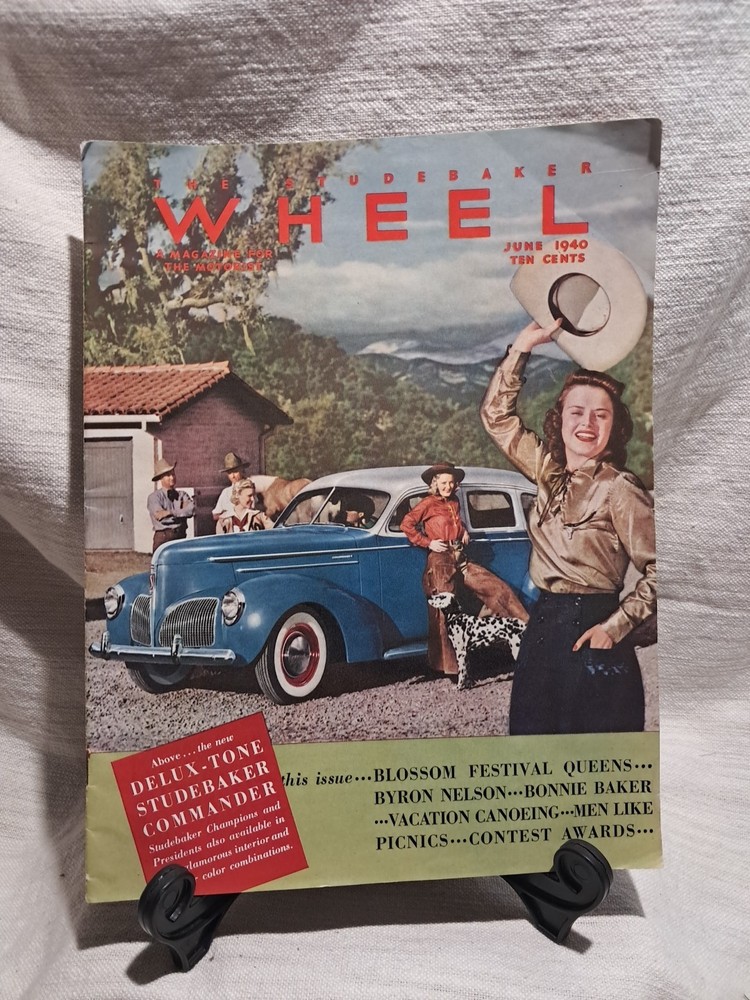 1940 Studebaker Wheel Magazine Mosehart & Keller Automobile Co.