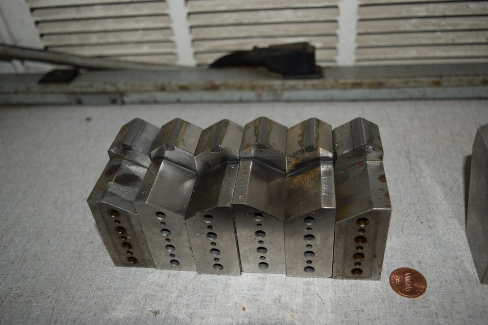 D-42767 Lathe Chuck Jaws with Carbide Tips Lot