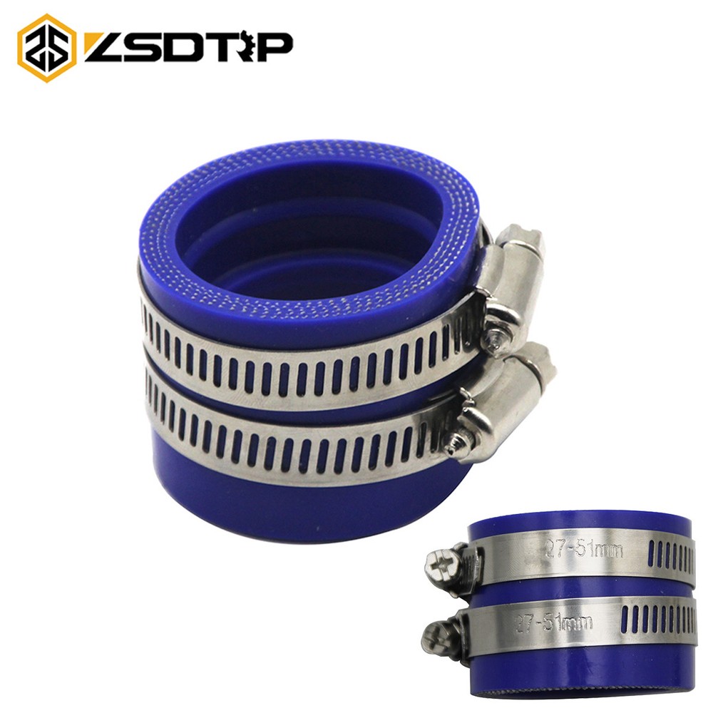 40mm Motorcycle Carburetor Rubber Adapter Intake Manifold