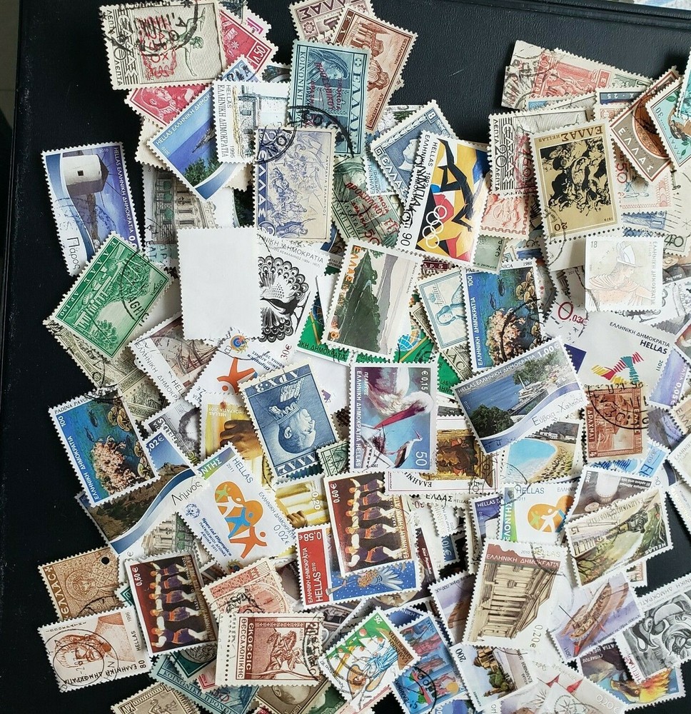 GREECE. STAMP PACKET LOTS. 100 DIFFERENT BUY MORE SAVE MORE