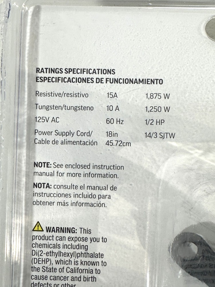 Power Source Heavy Duty Outdoor Timer distributed by Lowes