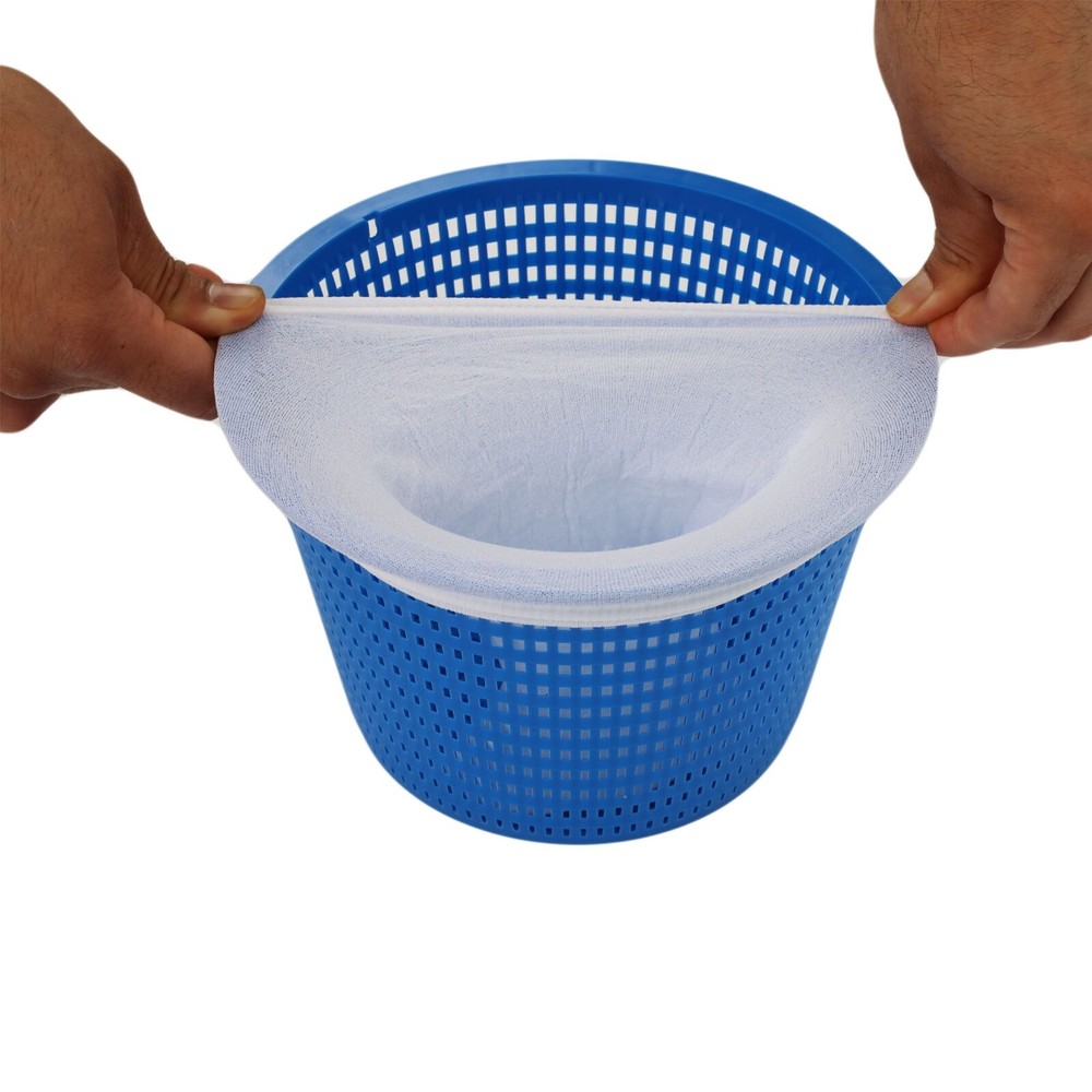 10 Pack Pool Skimmer Socks for Pool Filter Baskets Above Ground