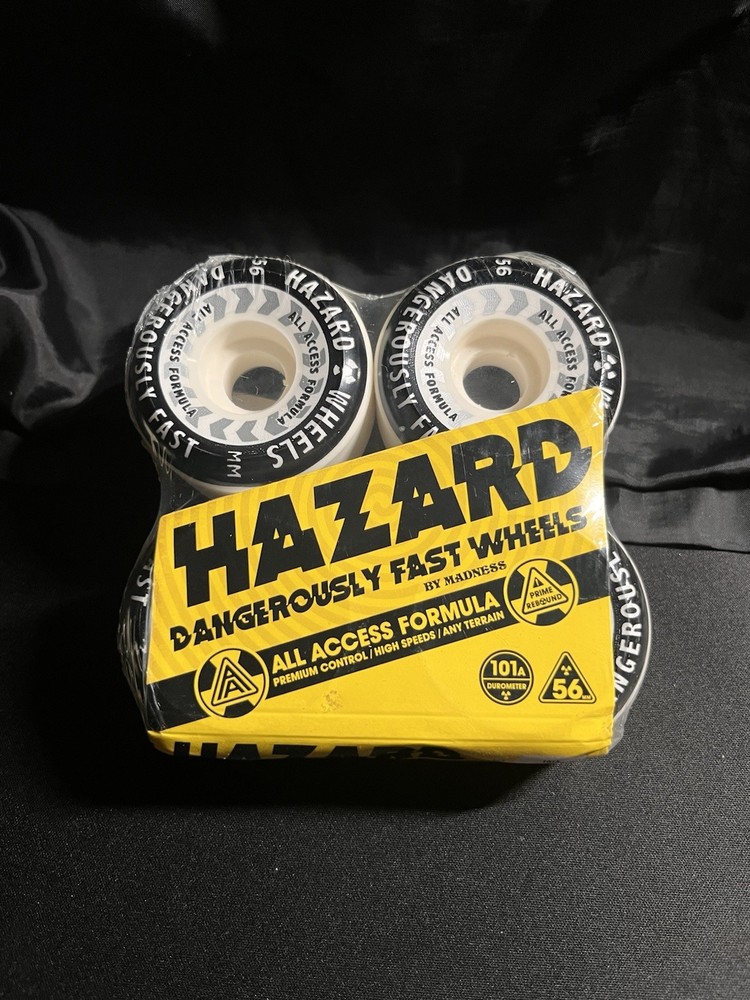 Hazard Wheels Dangerously Fast All Access Formula 56mm 101A Skateboard