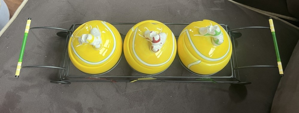 Tennis Ball Match Point condiment caddy
