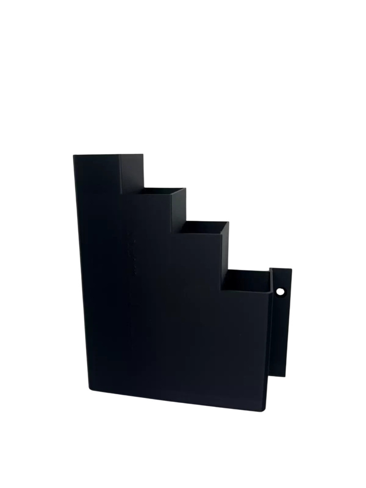 Large Black Cable Tie Holder Zip Tie Storage Rack Wall Mount Organizer