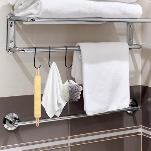 20 Pcs Shelf Hooks Grid Wall Hooks for Wire Shelving Accessories Stainless