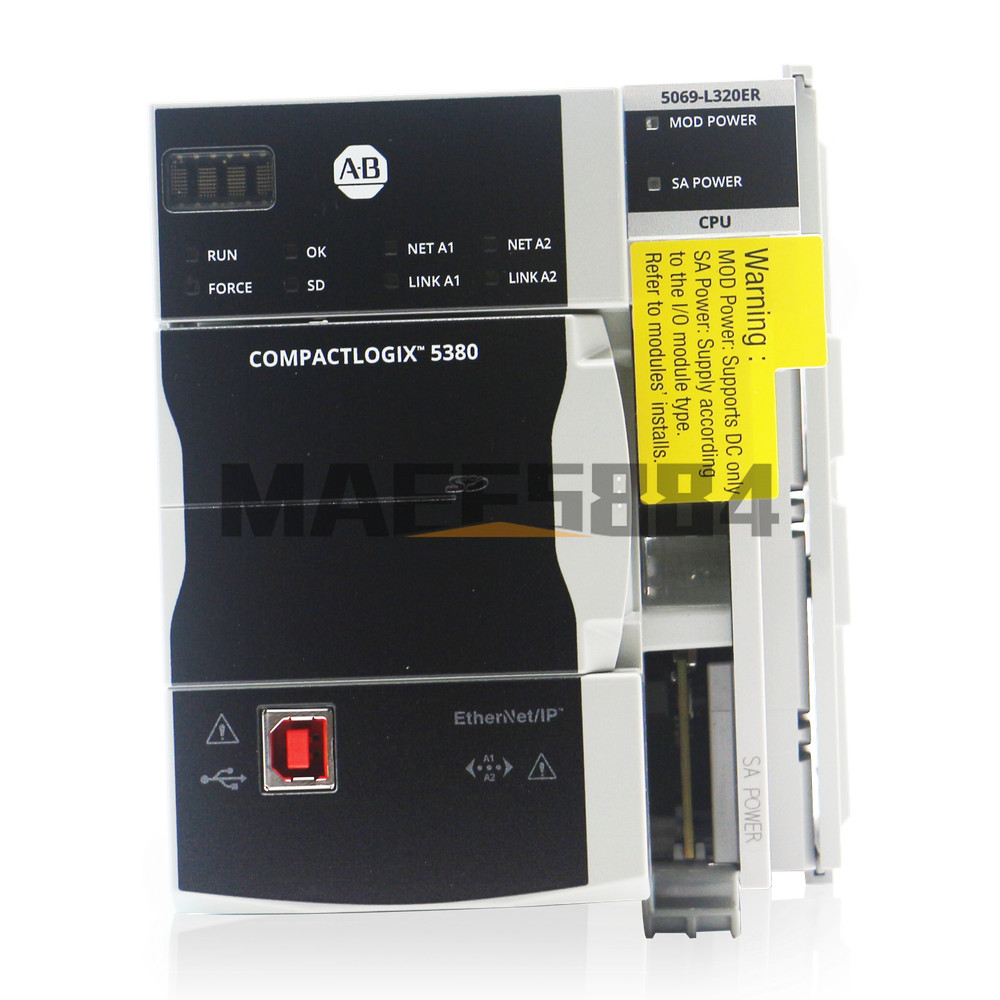 NEW Sealed Allen Bradley 5069-L320ER CompactLogix 2MB 16 I/Os Enet Controller