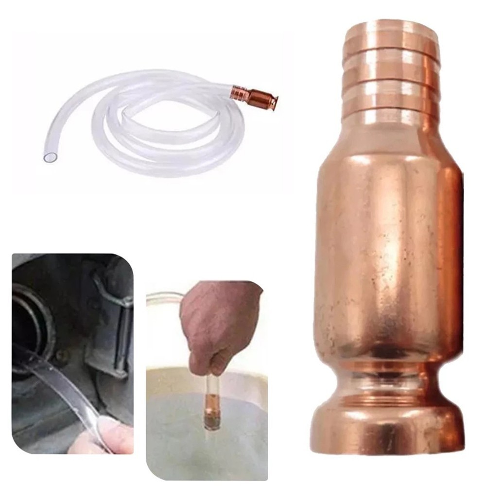 Quick and Safe Copper Siphon Connector for Hassle Liquid Pumping 1pc