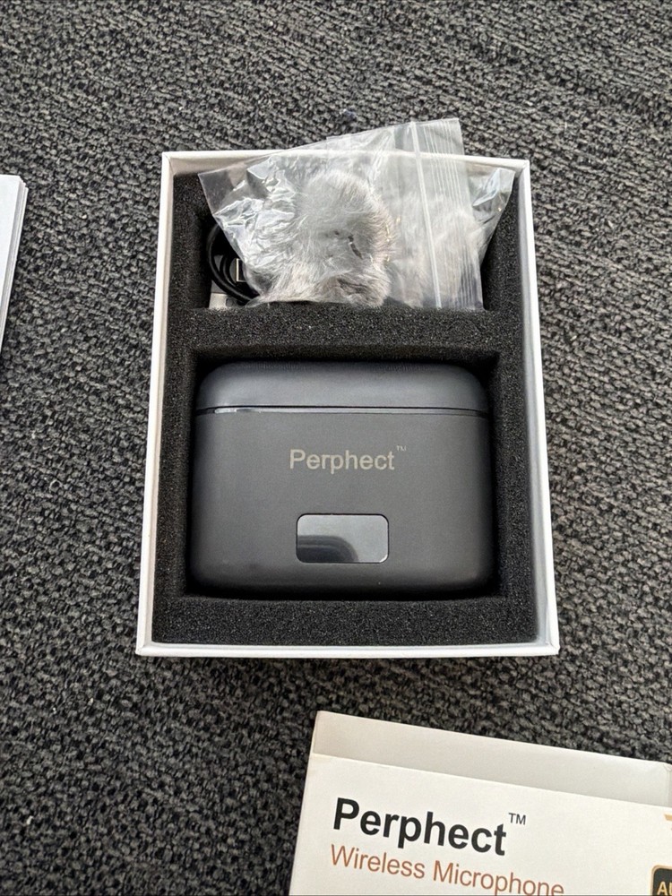 Perphect Wireless Microphone 2 Pack Lavalier Microphone