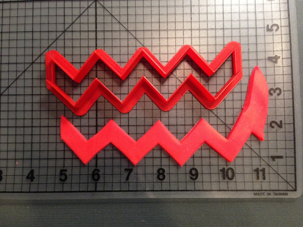 Chevron Pattern Cookie Cutter