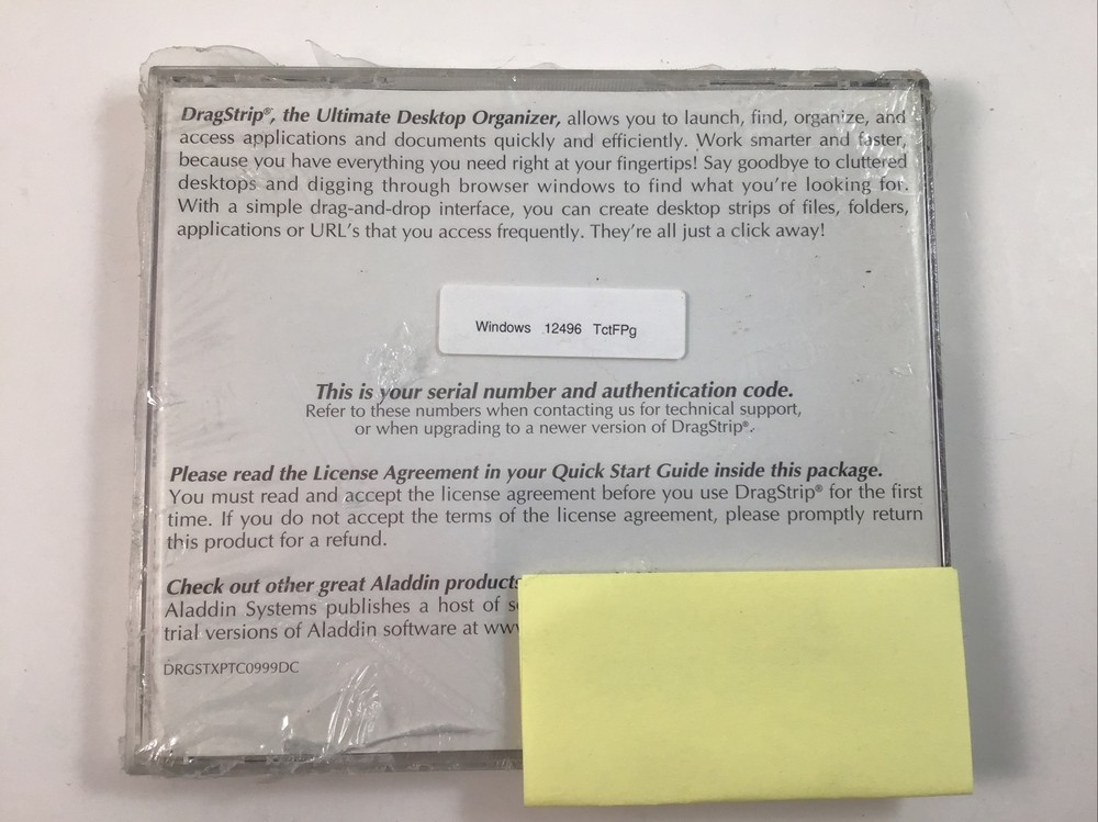 DragStrip Software Aladdin Systems Windows