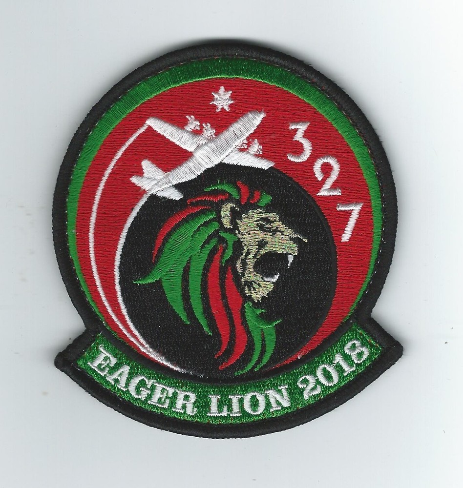 327th AIRLIFT SQUADRON "EAGER LION 2018" (THEIR LATEST) patch