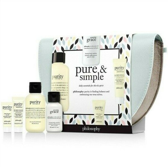 philosophy Pure & Simple 5-Piece Daily Essentials Travel Kit