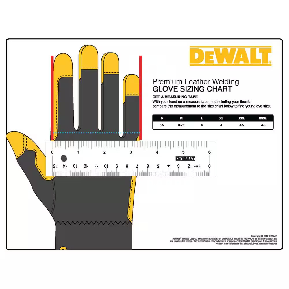 Large Premium MIG / TIG Welding Gloves (1-Pair)