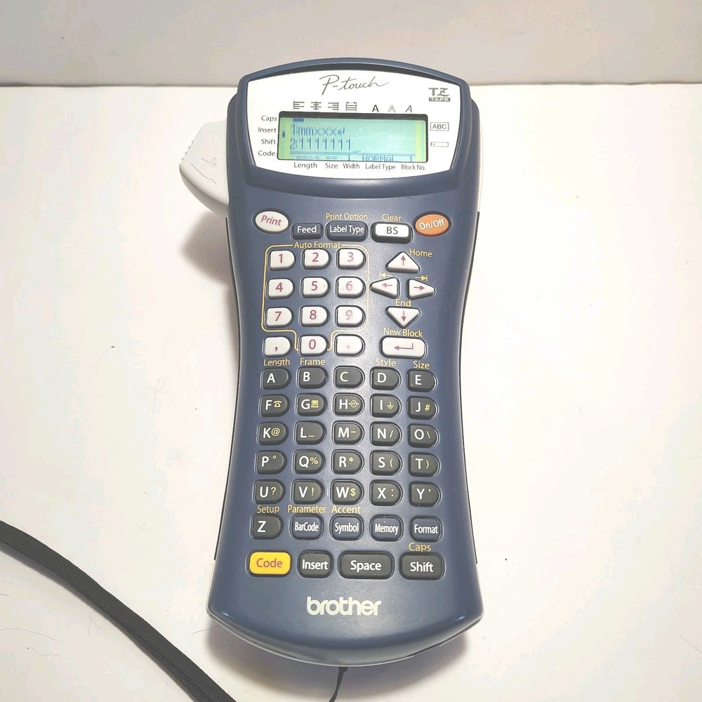 Brother P-Touch PT-1400 Label Maker Printer blue