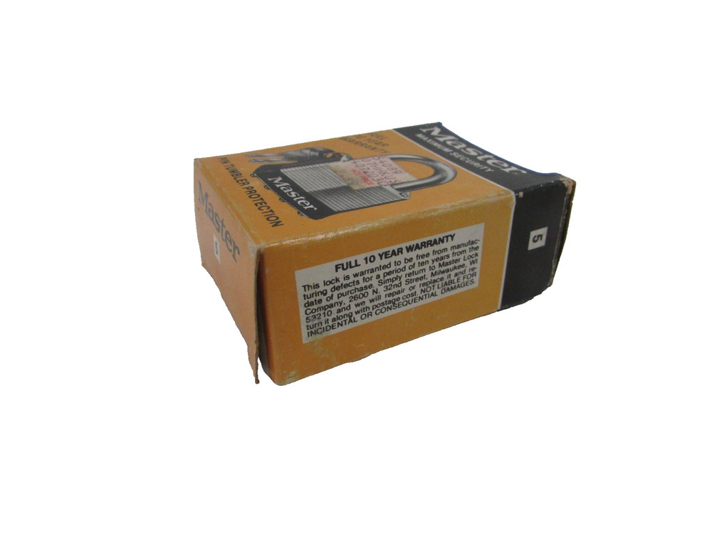 NOS! MASTER No. 5 PADLOCK w/ (2) KEYS