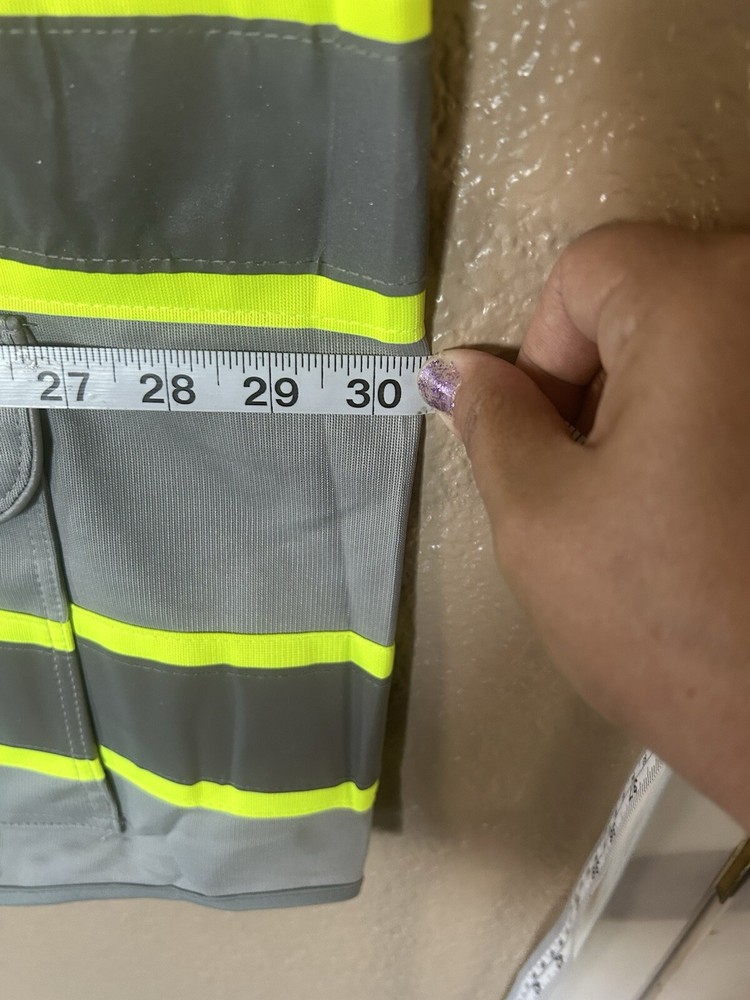 Two Tone High Visibility Dark Gray Safety Vest