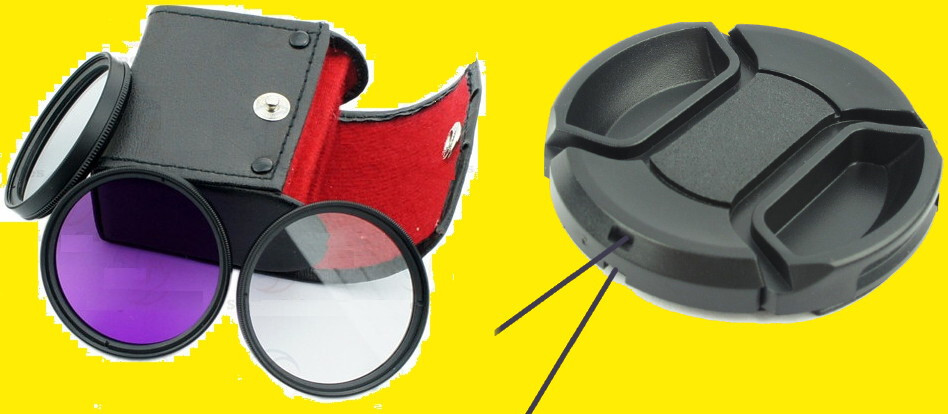 FILTER KIT+LENS CAP  for Panasonic HC-VX3 Digital Video Camcorder