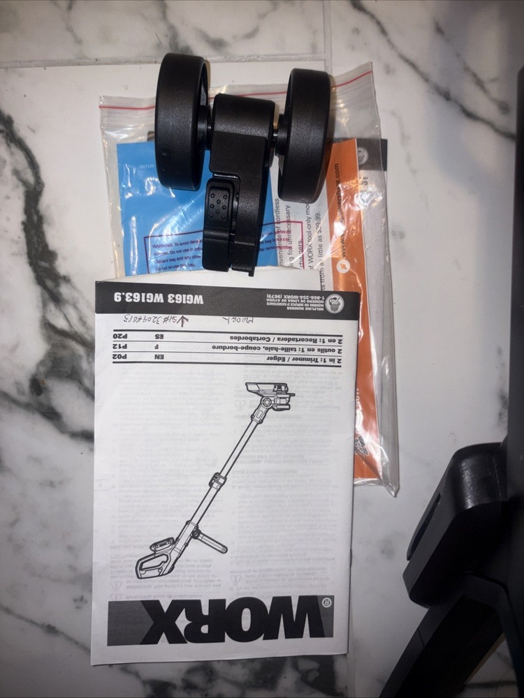 Worx Command Feed 20V PowerShare 12" Edger & Weed Trimmer WG163 TOOL ONLY
