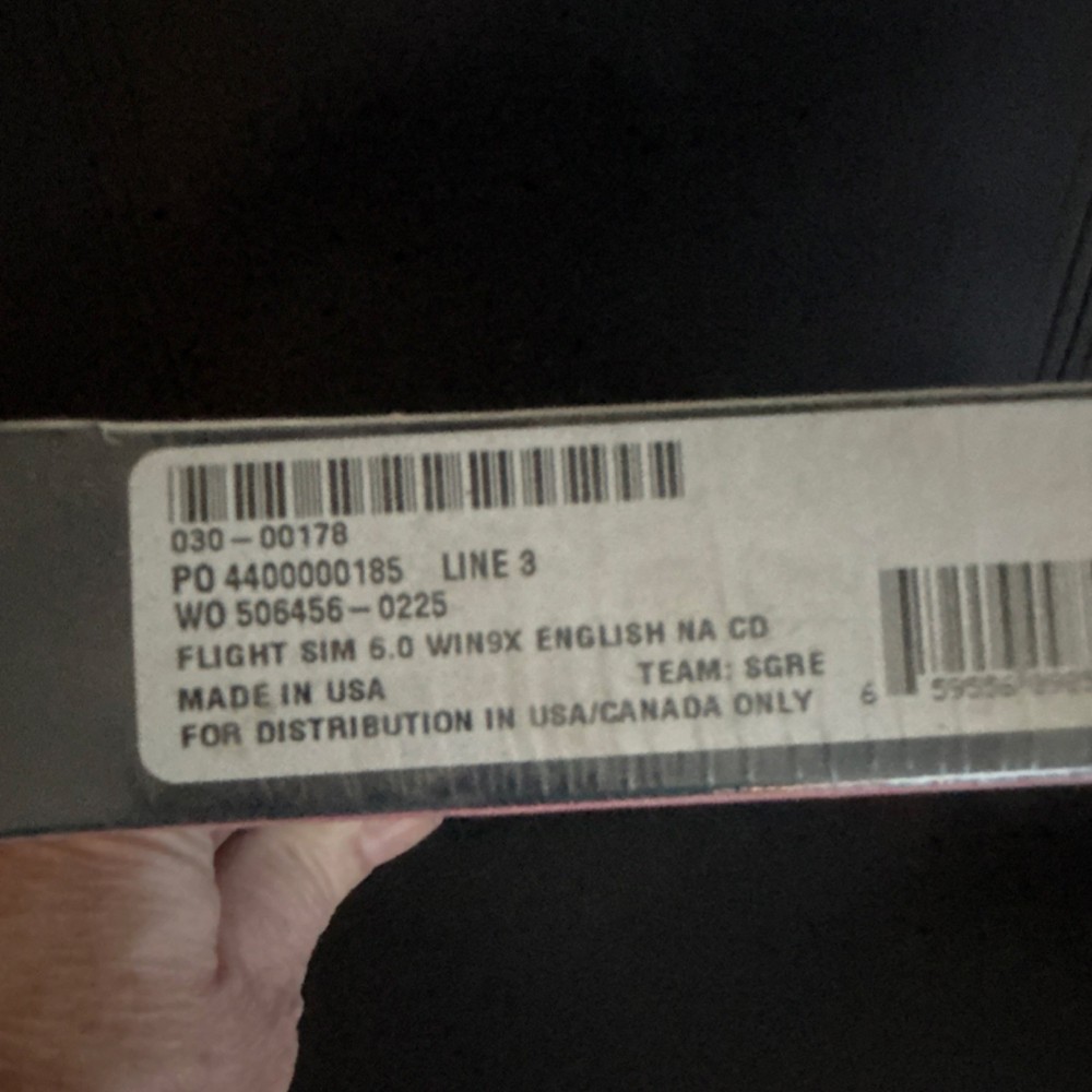 Microsoft Flight Simulator CD English Windows 95 98 Flight Simulation