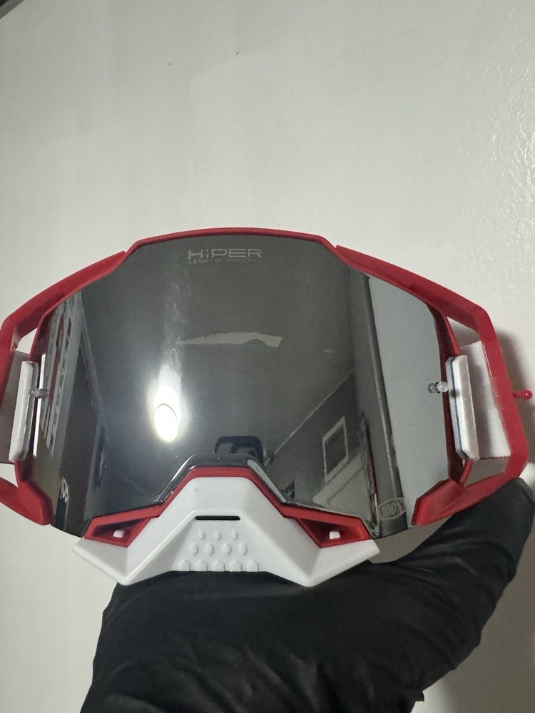 100% Goggles HiPer Technology Lens RED