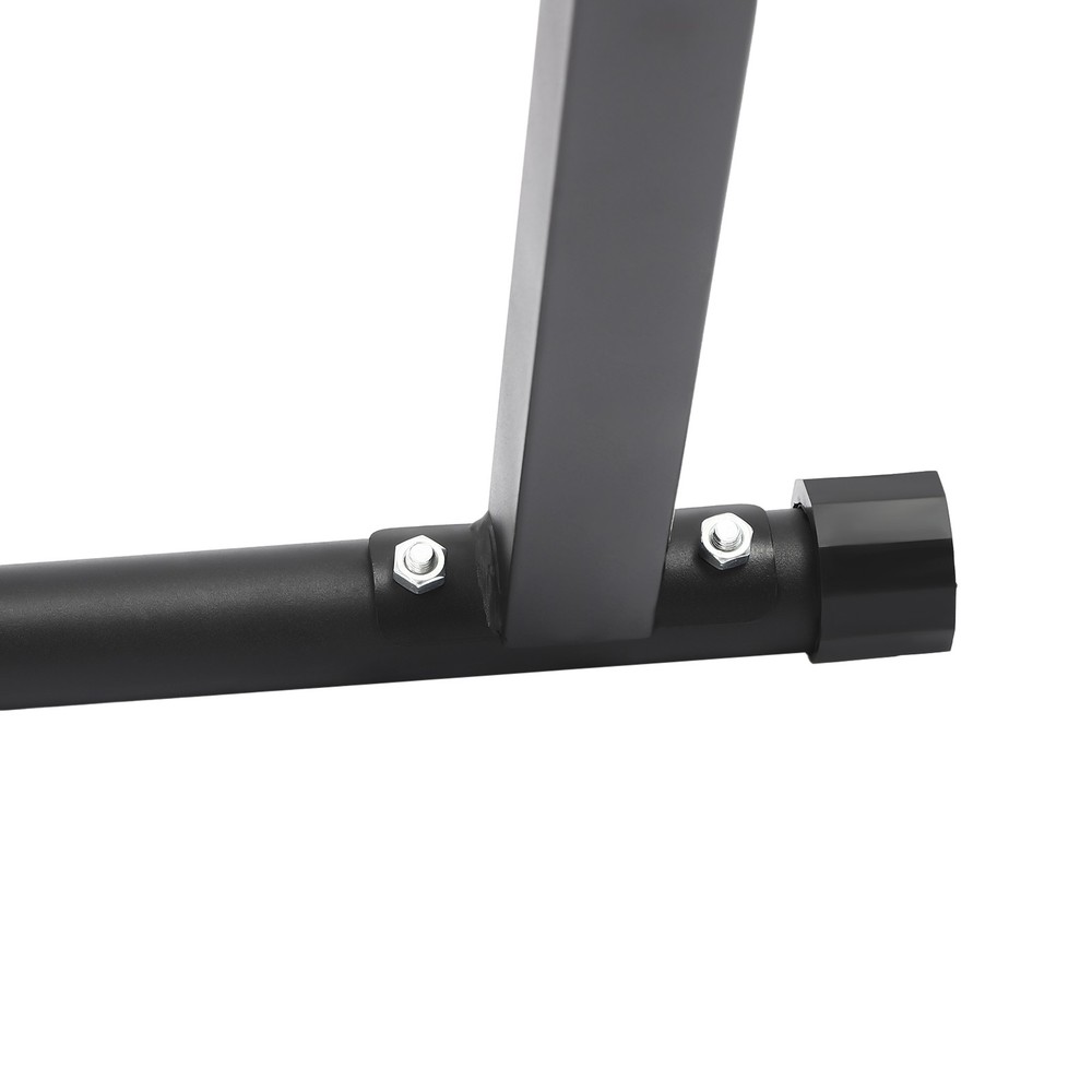 Adjustable Pull Up Bar Dip Station for Home Gym Strength Training Workout 440lbs