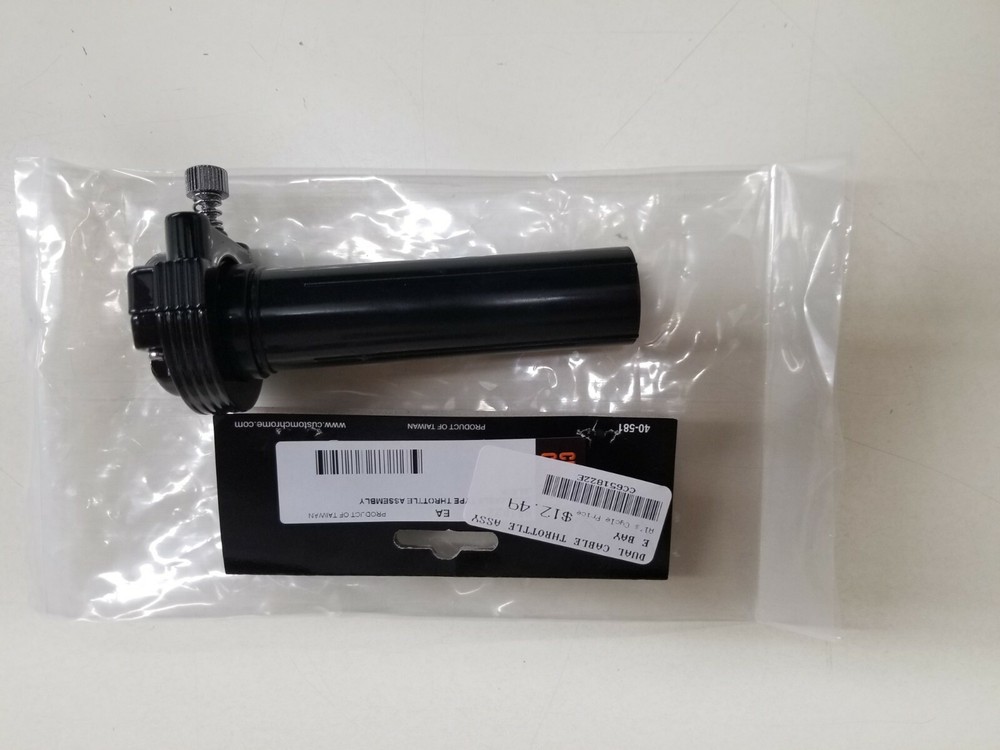 BLACK DUAL CABLE THROTTLE ASSEMBLY