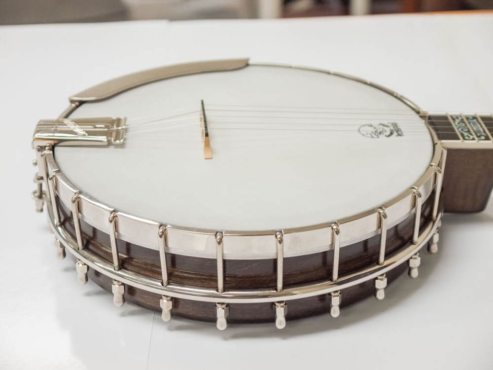 Deering John Hartford Pro 5 String Banjo (Pop On Resonator Missing) w/ Case